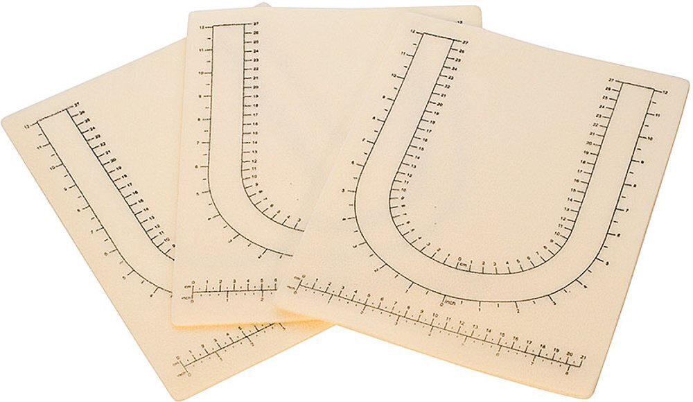 5620 Imprinted Bead Mat, 12-1/2 by 9-1/2 Inches, Pack of 3 | BDT-340.00